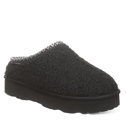 BEARPAW Womens Snuggle Martis Black Size 8 | Womens Slipper | Womens Shoe | Comfortable & Lightweight