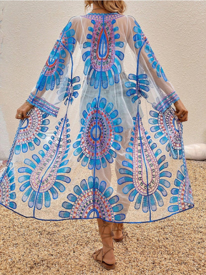 Boho Glam: Jaw-Dropping Embroidered Kaftan" cover up - summababe