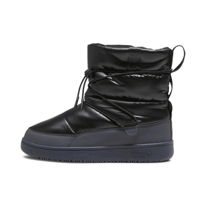 PUMA Womens Snowbae Boot PUMA Womens Black-Strong Gray 11